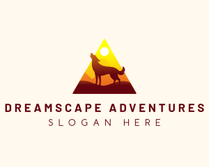 Dog Mountain Adventure logo design