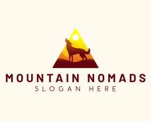 Dog Mountain Adventure logo design