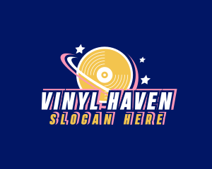 Vinyl Music Record logo