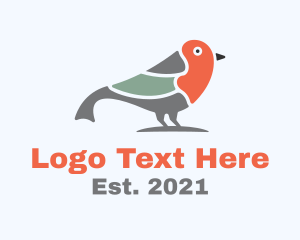 Hybrid - Robin Bird Tail logo design