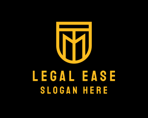 Golden Shield Lettermark  Logo