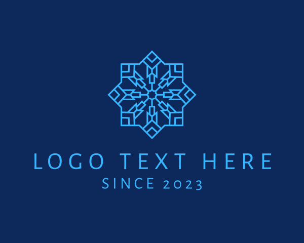 Freezing logo example 3