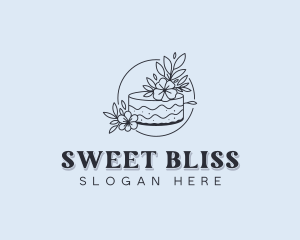 Dessert Wedding Cake logo design