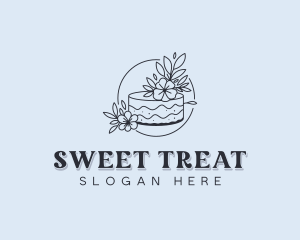 Dessert Wedding Cake logo design