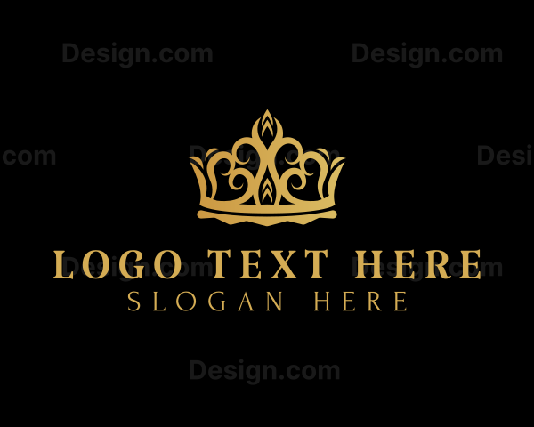 Elegant Royalty Crown Logo