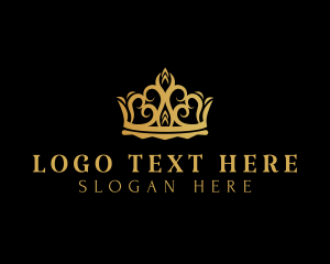 Elegant Queen Crown logo