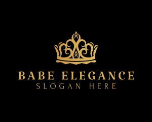 Elegant Royalty Crown logo design