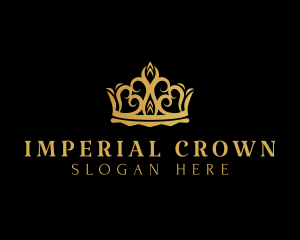 Elegant Royalty Crown logo design