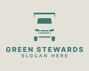 Green Truck Forwarding logo design