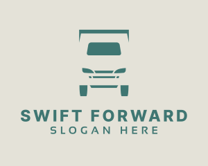 Green Truck Forwarding logo design