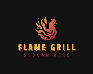 Chicken Barbecue Grill logo design