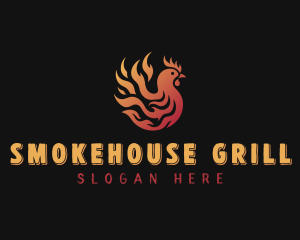 Chicken Barbecue Grill logo design