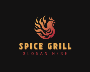 Chicken Barbecue Grill logo design