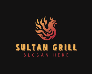 Chicken Barbecue Grill logo design