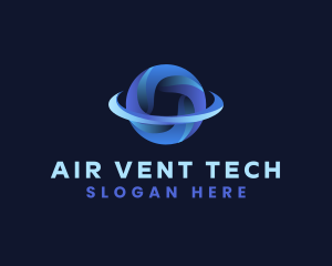 Fan Air Ventilation logo design