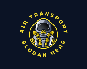 Astronaut Space Explorer logo design