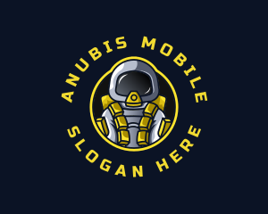 Astronaut Space Explorer logo design