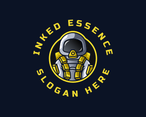 Astronaut Space Explorer logo design