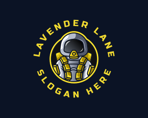 Astronaut Space Explorer logo design