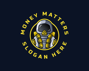 Astronaut Space Explorer logo design