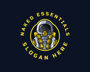 Astronaut Space Explorer logo design