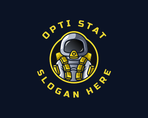 Astronaut Space Explorer logo design