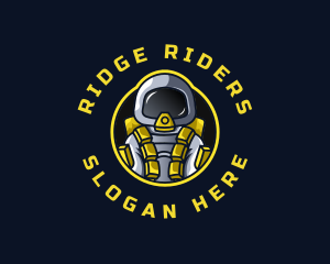 Astronaut Space Explorer logo design