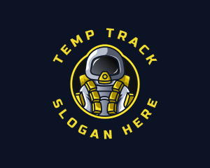 Astronaut Space Explorer logo design