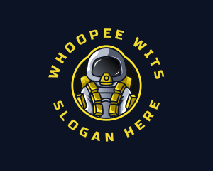 Astronaut Space Explorer logo design