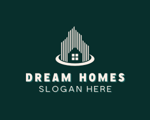 Residential House Real Estate logo design