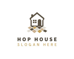 House Floor Tiling logo design