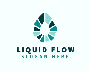 Distilled Water Drop  logo design