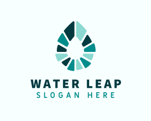 Distilled Water Drop  logo design