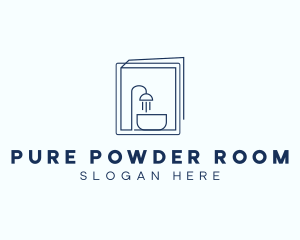 Minimalist Shower Sink  logo