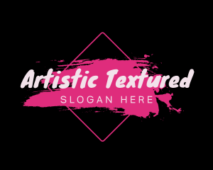 Pink Artist Paint logo design