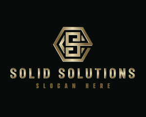 Corporation Hexagon Letter S logo design