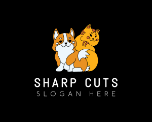 Cute Dog Cat logo