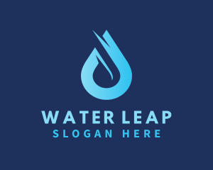 Water Droplet Rain logo design