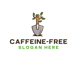 Organic Shovel Plant logo design