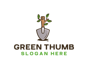 Organic Shovel Plant logo