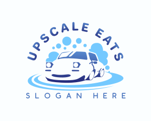 Car Wash Bubble Logo