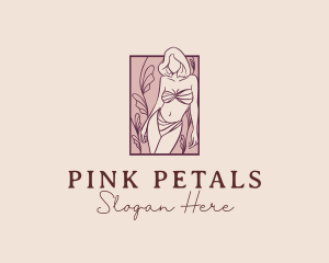 Floral Bikini Womenswear logo design