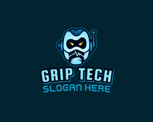 Gaming Tech Robot logo design