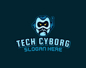 Gaming Tech Robot logo design