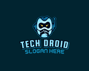 Gaming Tech Robot logo design