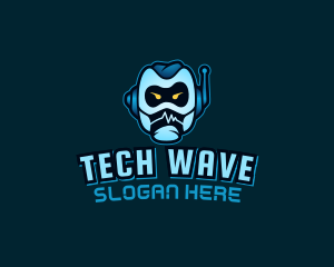 Gaming Tech Robot logo design