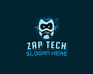 Gaming Tech Robot logo design