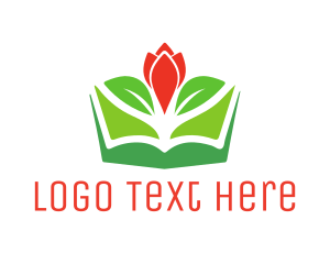 Flower Leaf Book logo