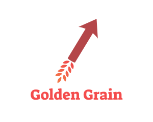 Rocket Arrow Grain logo