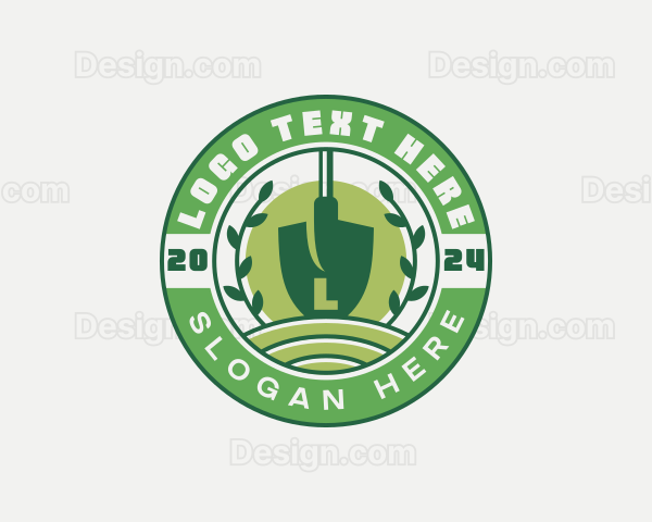 Shovel Landscape Gardening Logo